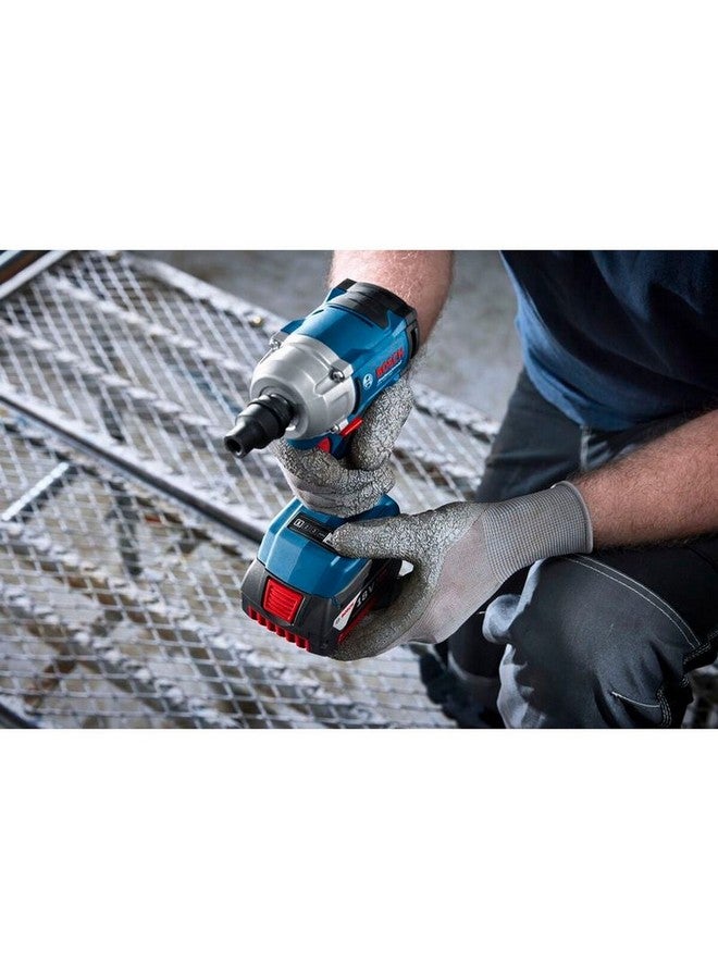 بوش مفتاح ربط صدمي GDS احترافي لاسلكي 18 فولت - 350 ألوان متعددة 21 x 7.3 x 14.1 سم JE0 601 9M5 0L1 - Image 5